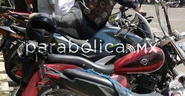 Refuerzan bikers manifestaciones en Puebla