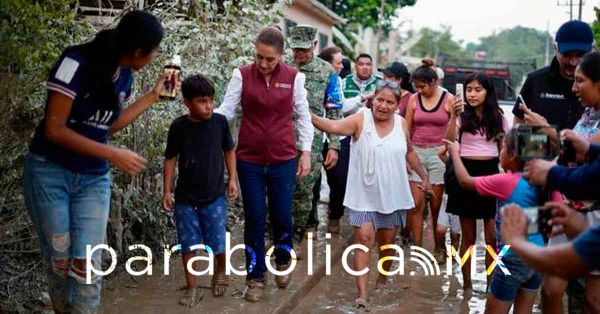 Ofrece Sheinbaum respaldo a la población en Álamo y Tempoal, Veracruz