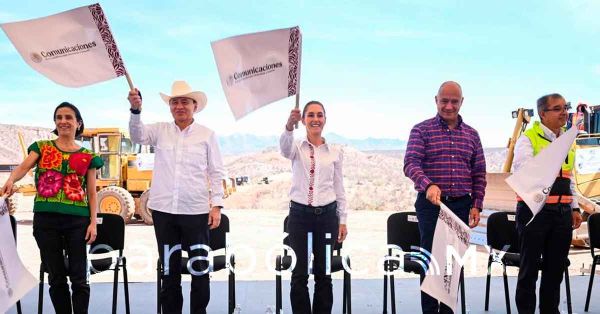 Arranca Claudia Sheinbaum construcción de carreteras en Sonora