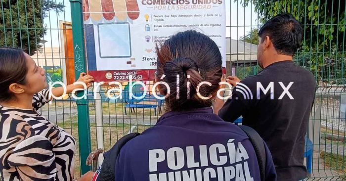 Inicia San Pedro Cholula el Programa “Comercios Unidos por la Seguridad”