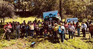 Participan familias de Zacatl&aacute;n en reforestaci&oacute;n 2025