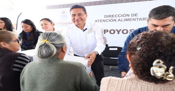 Entregan SEDIF y DIF Municipal m&aacute;s de mil apoyos alimentarios en Coronango