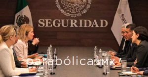 Buscan Harfuch y Kallas fortalecer la cooperaci&oacute;n internacional en seguridad