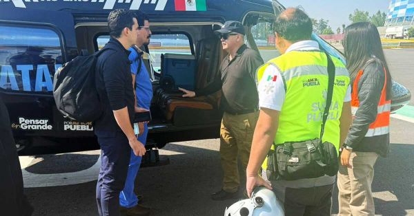 Realiza gobierno de Puebla traslado a&eacute;reo de &oacute;rgano donado a CDMX