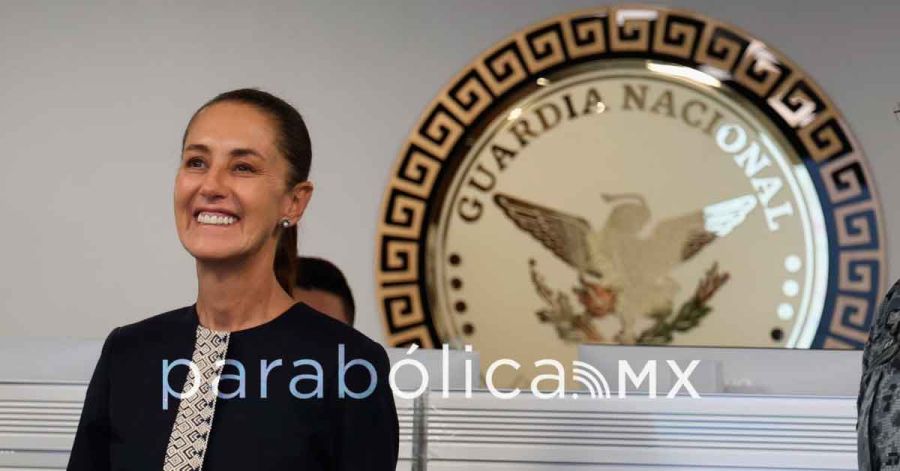 Supervisa Sheinbaum la Comandancia de la Guardia Nacional en CDMX