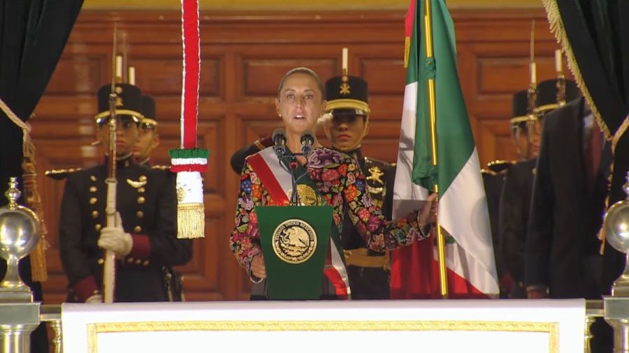 Con la soberan&iacute;a al frente, la presidenta da el Grito de Independencia