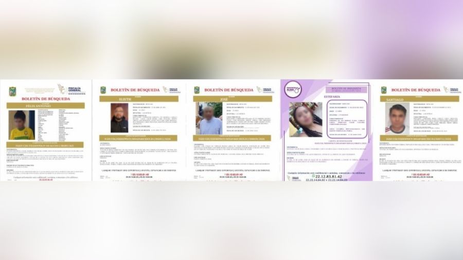 Esclarece FGE ausencia de mujer y 4 hombres reportados como desaparecidos