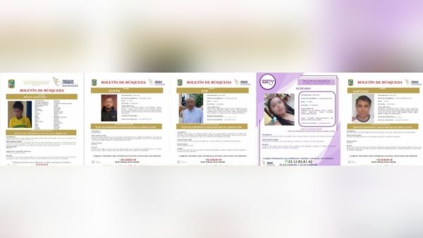 Esclarece FGE ausencia de mujer y 4 hombres reportados como desaparecidos