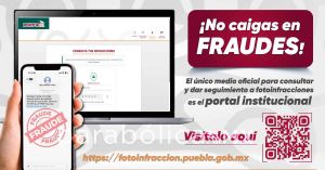 Alerta Gobierno estatal por fraudes con fotoinfracciones
