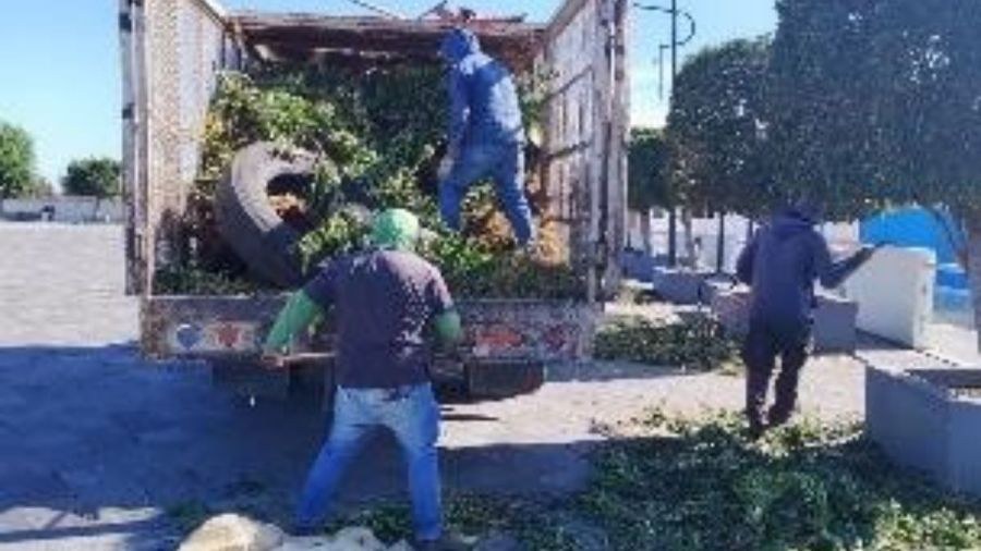 Realizan mantenimiento en barrios y juntas auxiliares de San Pedro