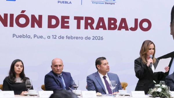 Buscan Armenta y Coparmex promover la inversi&oacute;n en Puebla