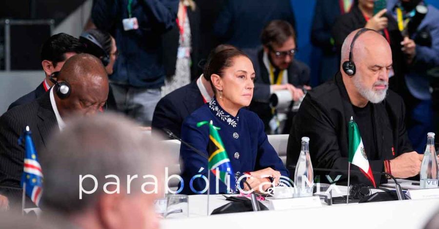 &ldquo;Soy una mujer de paz y mi naci&oacute;n ama la libertad": Sheinbaum en la Cumbre Progresista