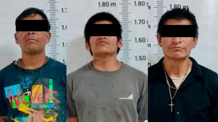 Aseguran a 4 personas por presunto robo de llantas en Sanctorum