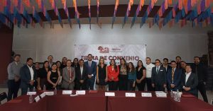 Fortalece Tonantzin Fern&aacute;ndez vinculaci&oacute;n acad&eacute;mica con universidades poblanas