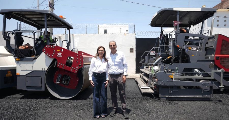 Presenta Pepe Chedraui Tren Capitalino de Pavimentaci&oacute;n
