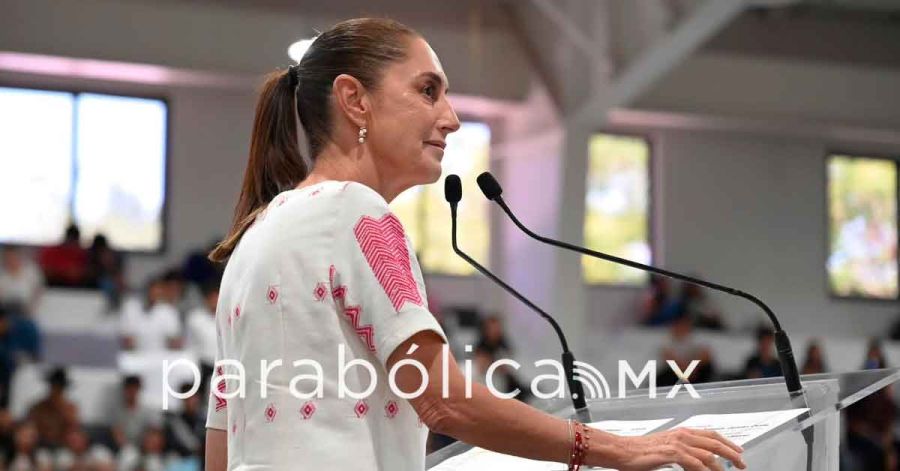 Entrega Sheinbaum apoyos del programa J&oacute;venes Construyendo el Futuro en Tamaulipas