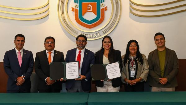 Acuerdan San Pedro y UDLAP impulsar apoyos acad&eacute;micos