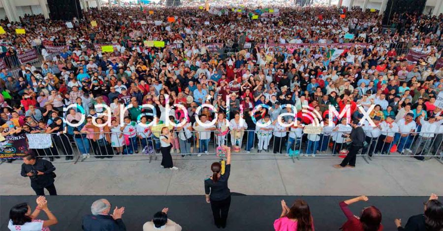 &ldquo;No puede haber libertad si no hay bienestar", Sheinbaum en su informe en Guanajuato