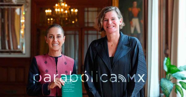 Recibe Sheinbaum a la economista Mariana Mazzucato