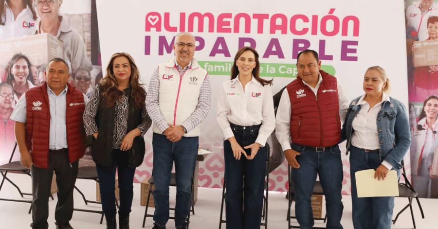 Entregan Pepe Chedraui y MariElise Budib m&aacute;s de 9 mil despensas en Santa Mar&iacute;a Xonacatepec