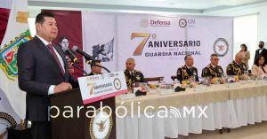 Reconoce Armenta disciplina, profesionalismo y cercan&iacute;a de la GN en su s&eacute;ptimo aniversario