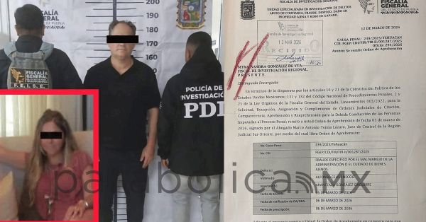 Giran orden de aprehensi&oacute;n contra Aranzazu N. esposa de Miguel N alias &ldquo;El Animal&rdquo; por presunto fraude en Tehuac&aacute;n