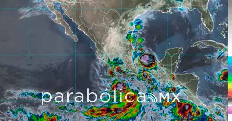 Ampl&iacute;a CNPC alerta por lluvias a Colima, Michoac&aacute;n, Guerrero, Oaxaca y Chiapas