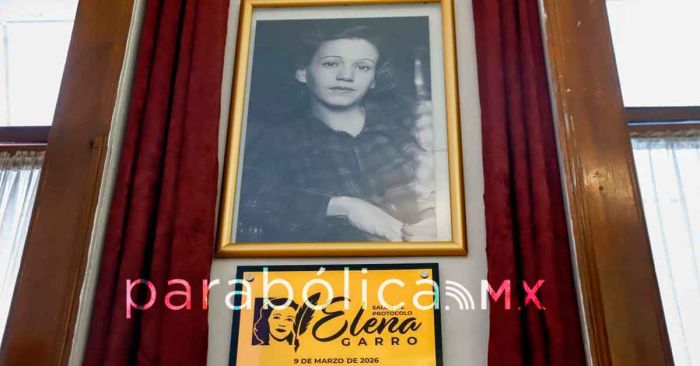 Inauguran el Sal&oacute;n de Protocolos &ldquo;Elena Garro&rdquo;, en la antigua sede del Congreso