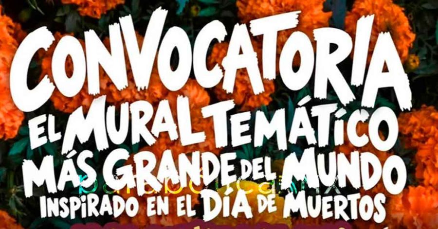 Promueve Gobierno federal el Mural Tem&aacute;tico M&aacute;s Grande del Mundo por el D&iacute;a de Muertos