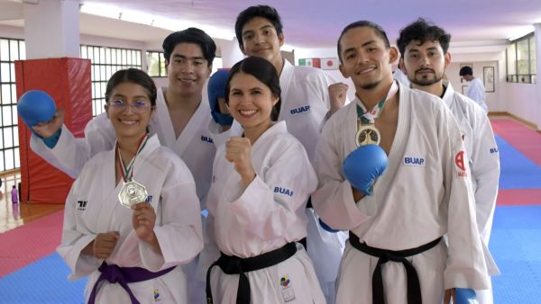 Destaca selectivo BUAP en Campeonato Nacional de Karate