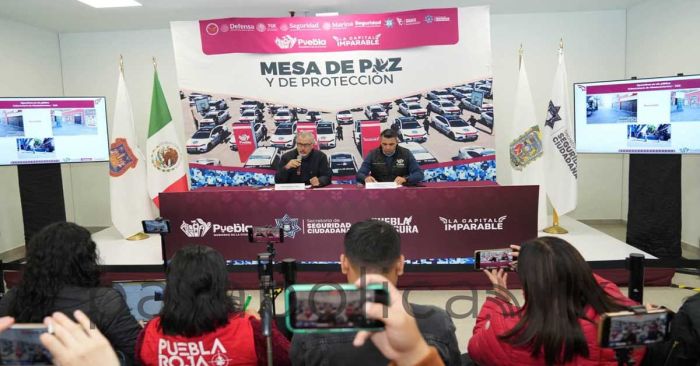 Baja incidencia delictiva en Puebla capital, destacan Franco Rodr&iacute;guez y F&eacute;lix Pallares