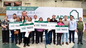 Beneficia Gobierno de Texmelucan a 500 hogares con entrega de tinacos