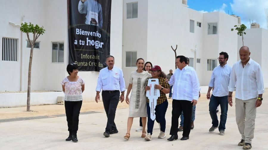 Entrega presidenta Sheinbaum 424 viviendas del Bienestar en Yucat&aacute;n