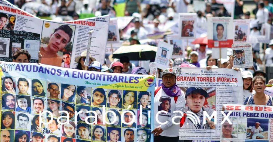Exigen justicia y pronta actuaci&oacute;n madres buscadoras de Puebla este 10 de Mayo