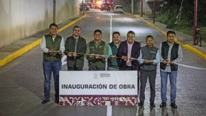 Entrega Omar Mu&ntilde;oz reconstrucci&oacute;n de la calle Tlaxcala