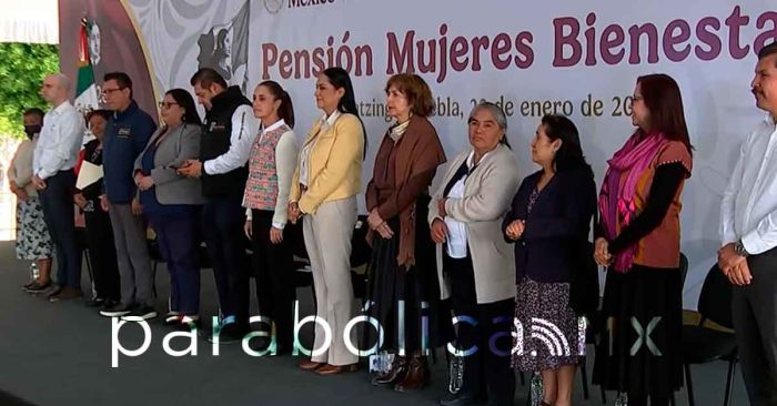 Encabeza Sheinbaum evento con mujeres en Acatzingo&nbsp;