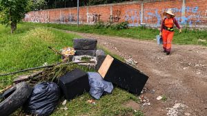 Realiza OOSL limpieza en el Puente Negro y Santuario ante lluvias