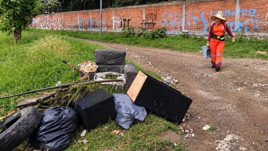 Realiza OOSL limpieza en el Puente Negro y Santuario ante lluvias