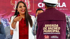 Refuerza Cholula pavimentaci&oacute;n con nuevos m&oacute;dulos de bacheo
