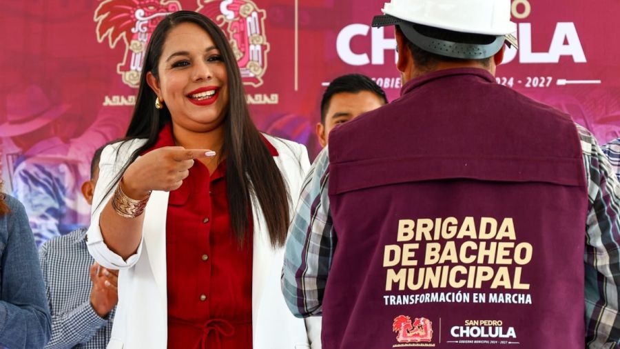 Refuerza Cholula pavimentaci&oacute;n con nuevos m&oacute;dulos de bacheo