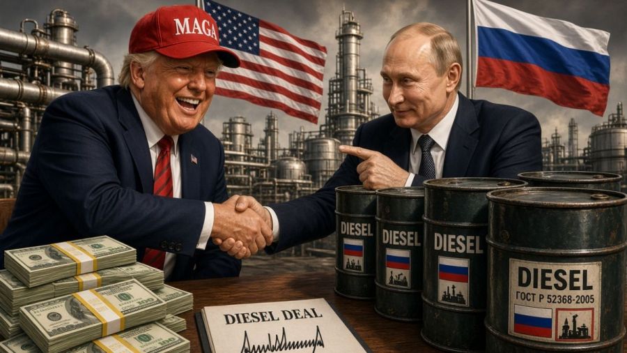 Anuncia Trump un acuerdo sobre el di&eacute;sel con Putin