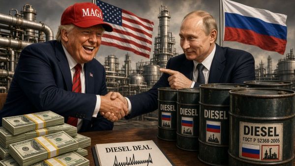 Anuncia Trump un acuerdo sobre el di&eacute;sel con Putin