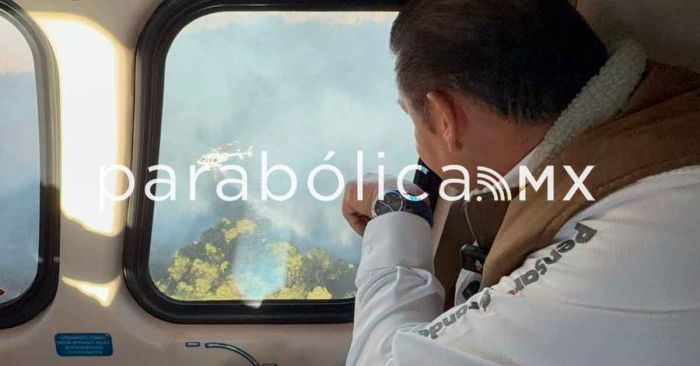 Se compromete Armenta a reforestar &aacute;reas afectadas por el incendio forestal en la Sierra Negra