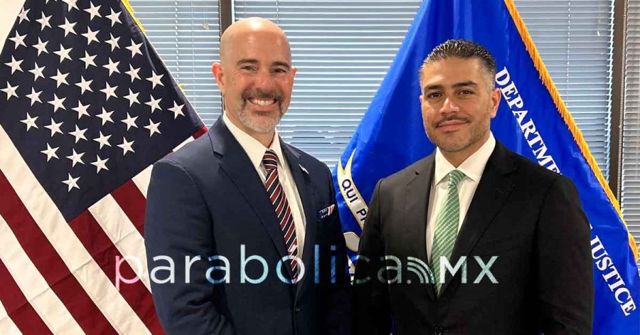 Se re&uacute;ne Harfuch con el Director de DEA en Washington