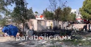Arde refugio para personas en situaci&oacute;n de calle en La Margarita