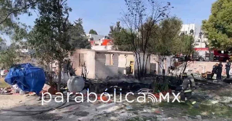 Arde refugio para personas en situaci&oacute;n de calle en La Margarita