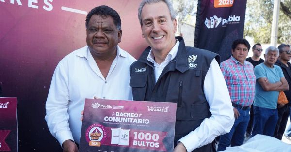 Impulsa Pepe Chedraui estrategia integral de bacheo en juntas auxiliares de la capital