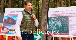 Avanzan los trabajos de la primera etapa del Ecoparque Flor del Bosque en Amozoc: Armenta