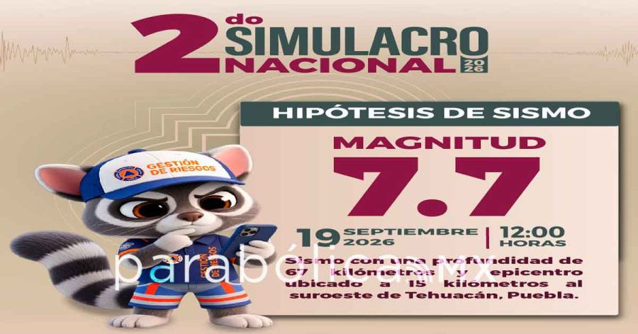 Listo Gobierno de Pepe Chedraui para el Segundo Simulacro Nacional 2026