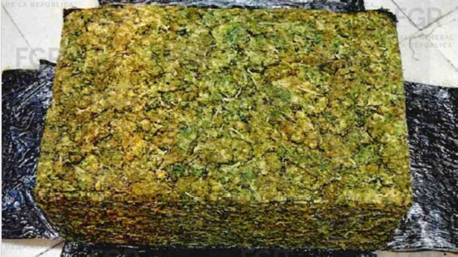 A prisi&oacute;n sujeto detenido con 50 kilos de marihuana: FGR